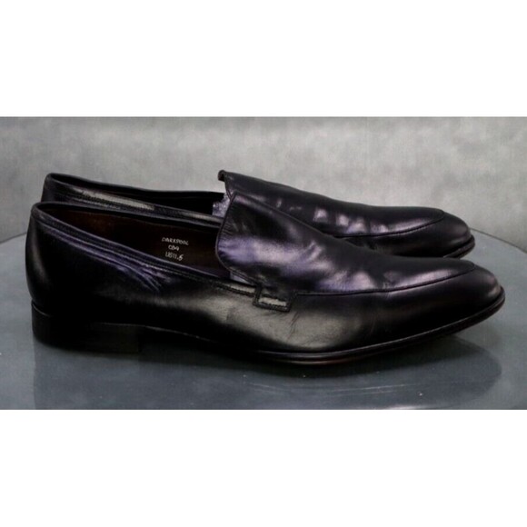 Maison Forte Darkpool Men\'s Dress Loafers Shoes Size 11.5 Leather Black main image 9